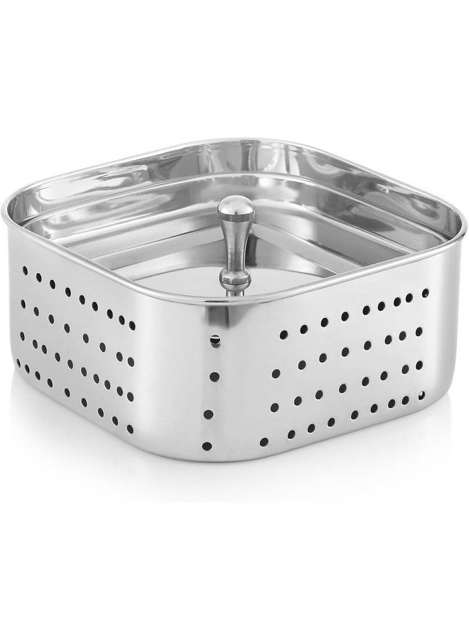 DiBha Stainless Steel Square Paneer Maker Mould, Sprouts, Pack of 1, Color - Silver (Capacity -1000 Ml) - Image 5