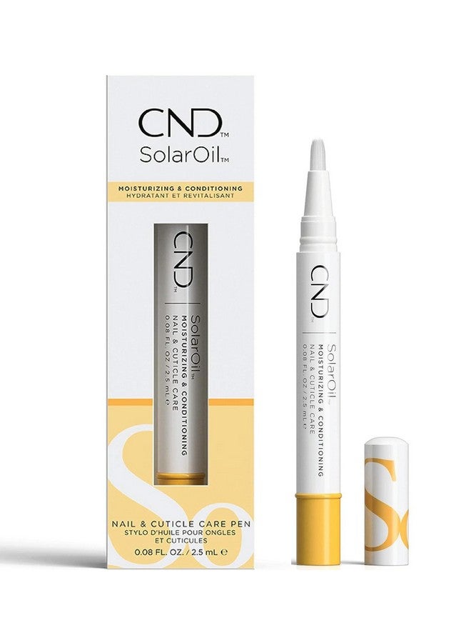 سي إن دي قلم العناية الأساسية من سولار أويل، يرطب وينعم الأظافر، مزيج طبيعي من زيت الجوجوبا وفيتامين إي ونخالة الأرز وزيت اللوز الحلو، عبوة واحدة، 0.08 أونصة (قد تختلف العبوة) - Image 1