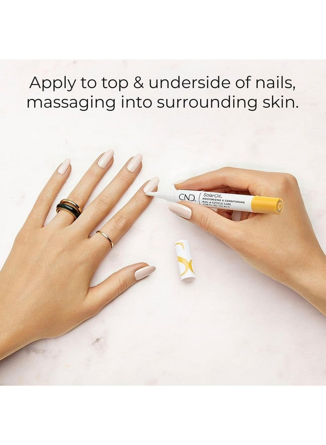 سي إن دي قلم العناية الأساسية من سولار أويل، يرطب وينعم الأظافر، مزيج طبيعي من زيت الجوجوبا وفيتامين إي ونخالة الأرز وزيت اللوز الحلو، عبوة واحدة، 0.08 أونصة (قد تختلف العبوة) - Image 5