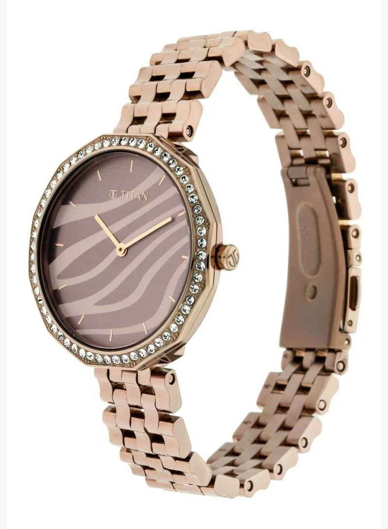 TITAN Titan Animalia Stainless Steel Watch for Women - T95132QM01