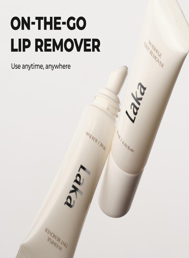 Laka Washful Lip Tint Remover, 10ml/ 0.33 fl.oz, Mild & Easy Lip Stain Removing Gel, Cleanser for Lips, Remove Dead Skin, Daily Use for Sensitive Skin, Korean Skincare - Image 3