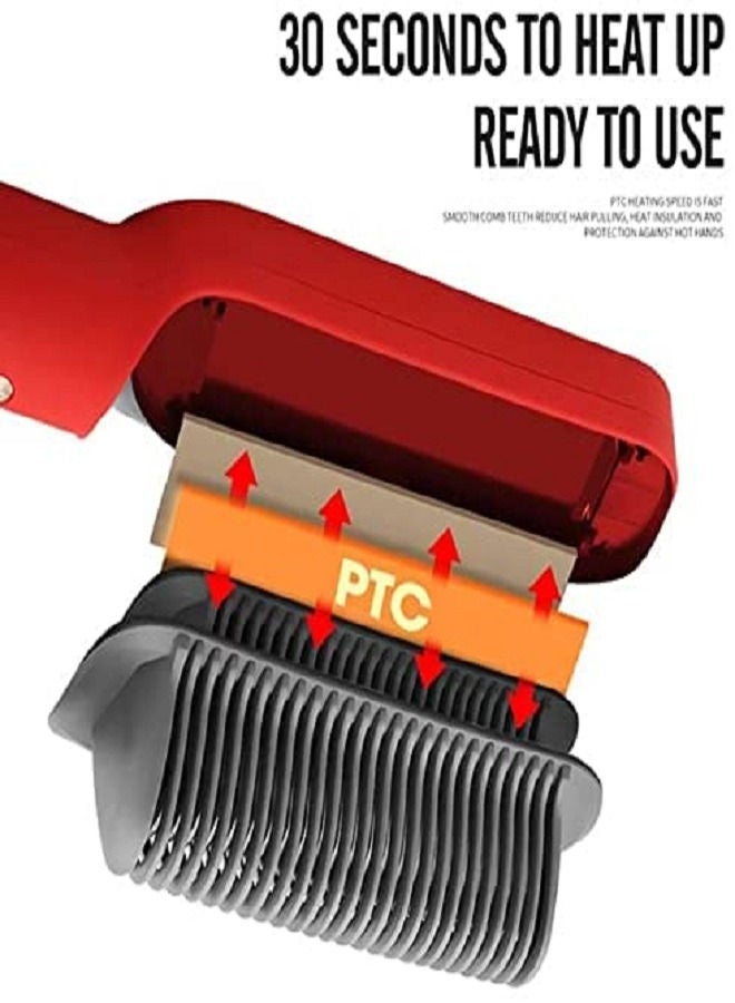 sokany Hair Straightener Brush Hair Styling Tool Multicolour - Image 4