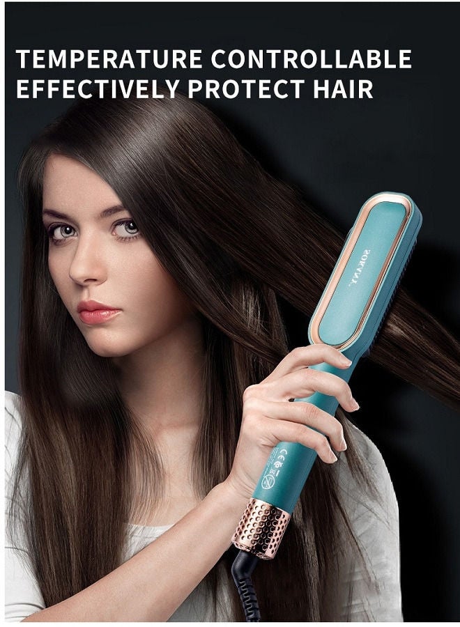 sokany Hair Straightener Brush Hair Styling Tool Multicolour - Image 2