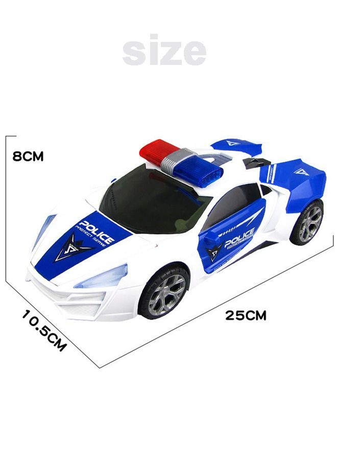 NIBEMINENT Children's Toy Car with Music Lights Collides and Deforms  - Image 3