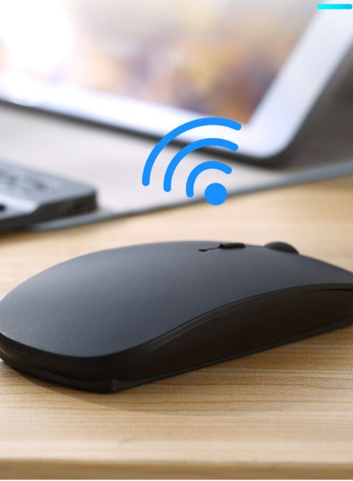 General Wireless Mouse Bluetooth 5.0 & USB Mouse 2.4G Dual Mode Silent Noiseless Slim Laptop Mouse  - Image 3