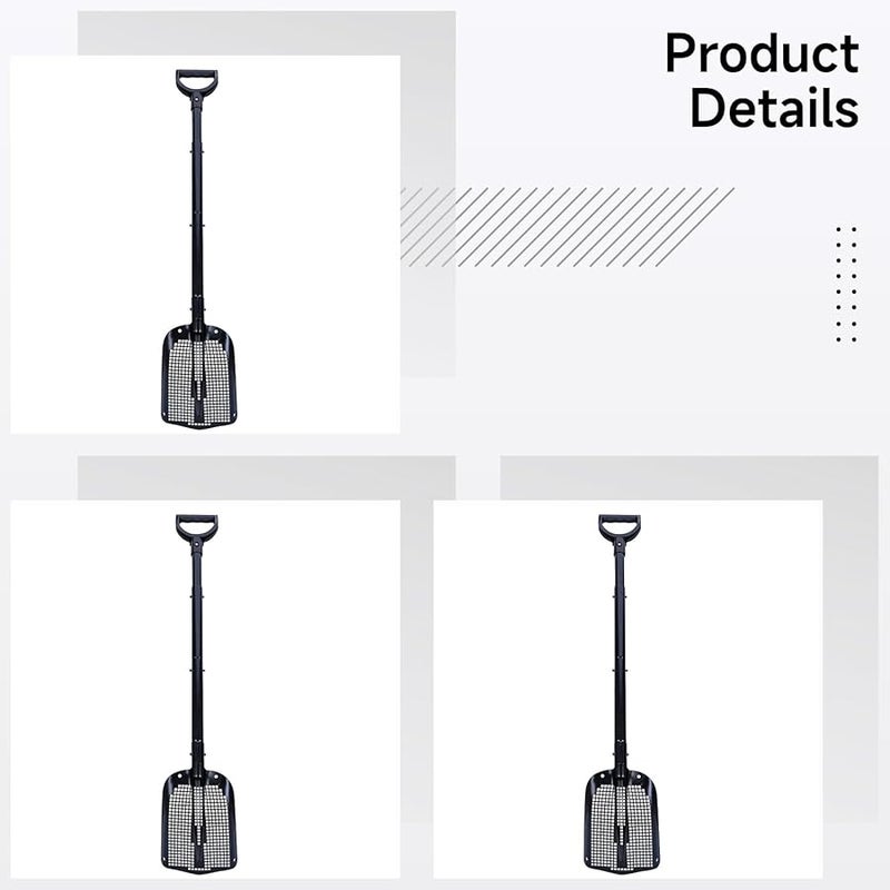 Aluminum Alloy Sifting Shovel 8 2 Inch Wide 45 2 Inch Long Handle For Garden Farm Soil Sand - Image 4