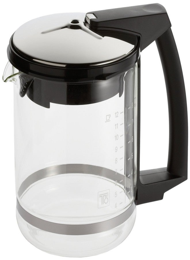 Krups F 046 42 Glass Jug to T 8 (Art. 468) Espresso/Coffee Machine Accessory Black - Image 1