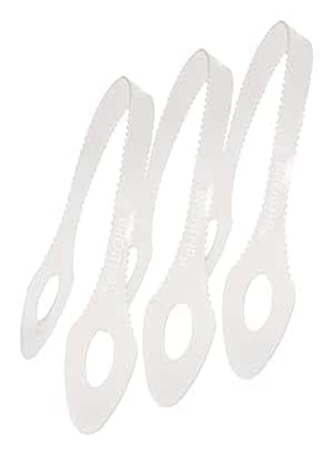 Tongue Cleaner Scraper, White Plastic, Set of 3 breath rx