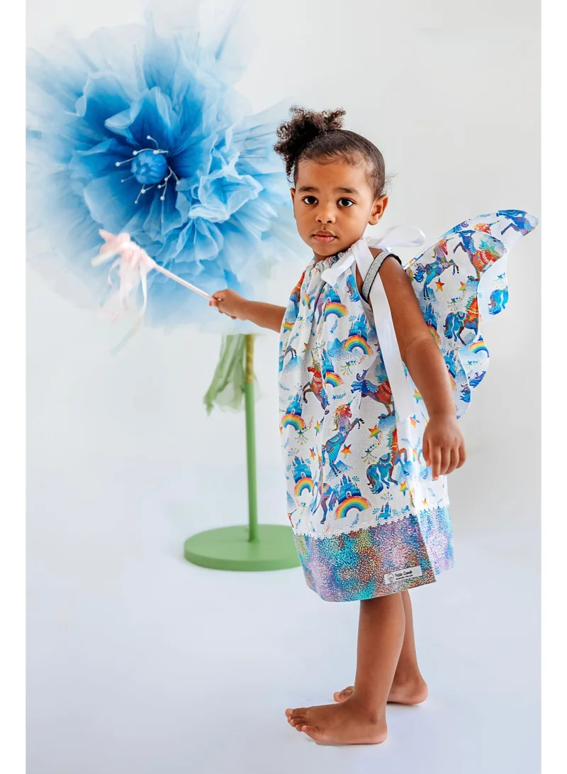 أزياء الحمل الصغير فستان يونيكورن قابل للتعديل