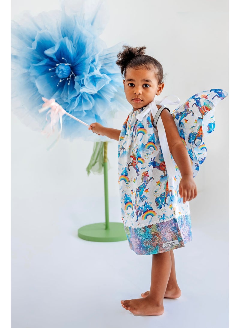 Petite Lamb Unicorn Adjustable Dress/Soft Breathable Fabric/Boutique Kidswear/Petite Lamb - Image 1