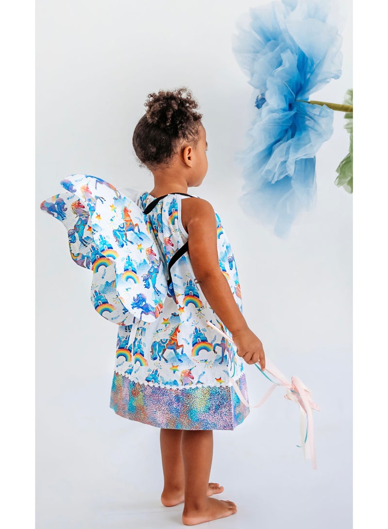 Petite Lamb Unicorn Adjustable Dress/Soft Breathable Fabric/Boutique Kidswear/Petite Lamb - Image 2