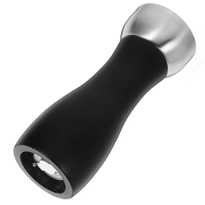 Oak Wood Pepper Grinder And Salt Mill Manual Refillable 6 Inch Adjustable Coarseness - Image 2