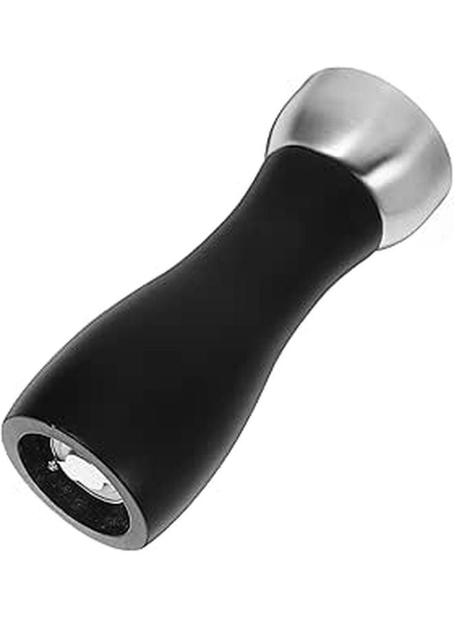 Oak Wood Pepper Grinder And Salt Mill Manual Refillable 6 Inch Adjustable Coarseness - Image 1