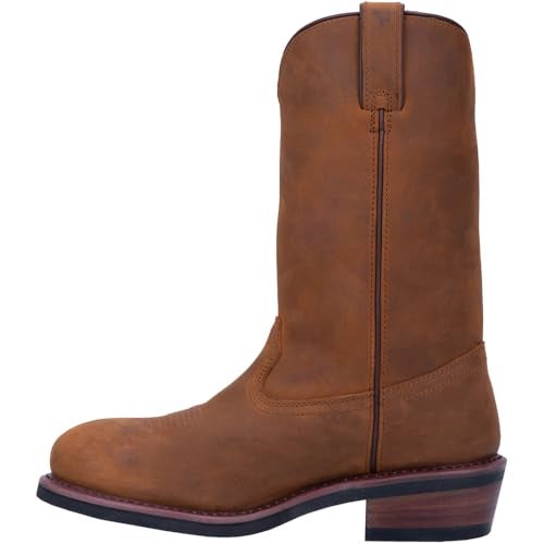 Dan Post Mens Albuquerque 12 Inch Waterproof Soft Toe Work Safety Shoes Casual - Brown - Size 11.5 EW - Image 3
