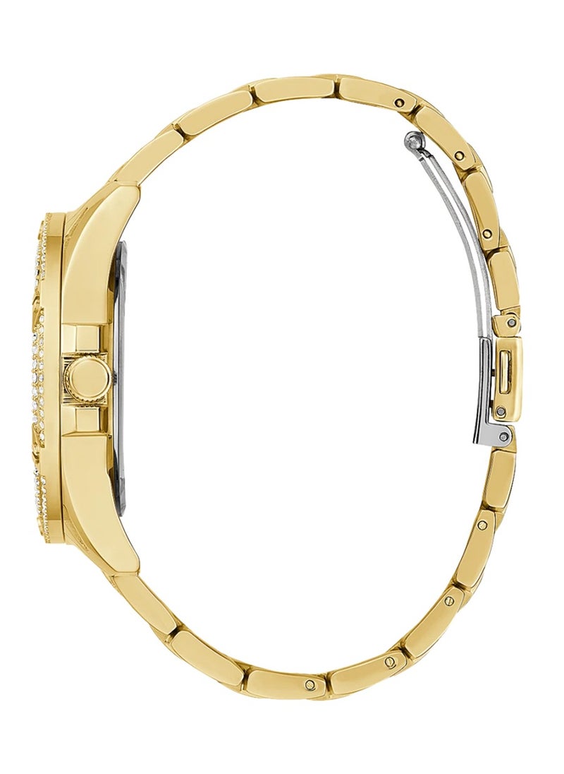 GUESS - Queen Women’s Gold Tone Stainless Steel Watch GW0464L2 - 40mm - Image 1