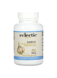Eclectic Herb Eclectic Herb, Freeze Dried, Garlic, 550 mg, 120 Veg Caps  - Image 1