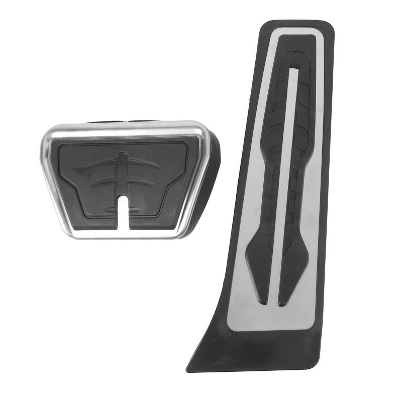 Brake Accelerator Pedal Cover Rubber Foot Pedal Pad Set - Anti Slip Curved Design Auto Foot Pedal Pads for 1 2 3 4 5 6 7 Series X3 X5 X6 - Image 1