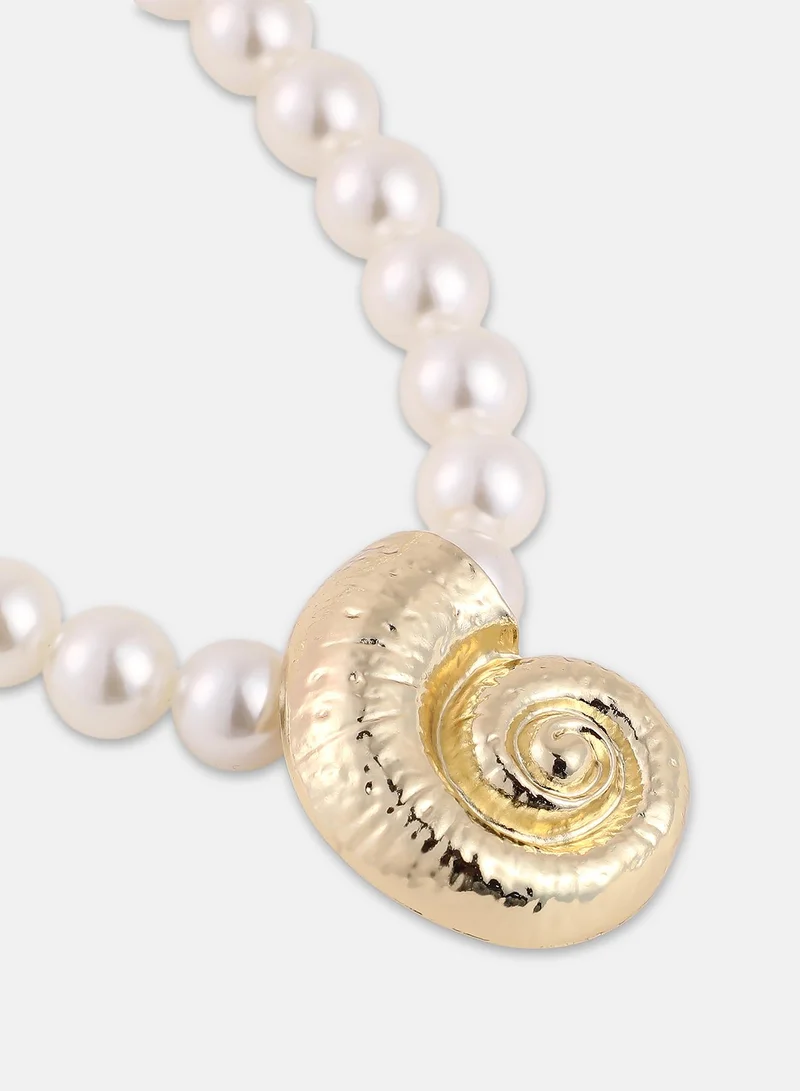 سوهي Women's The Coquillage Perla Pendant Necklace