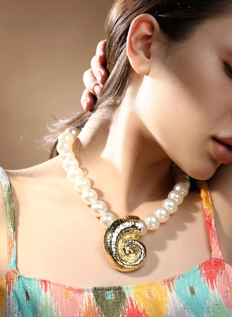 سوهي Women's The Coquillage Perla Pendant Necklace