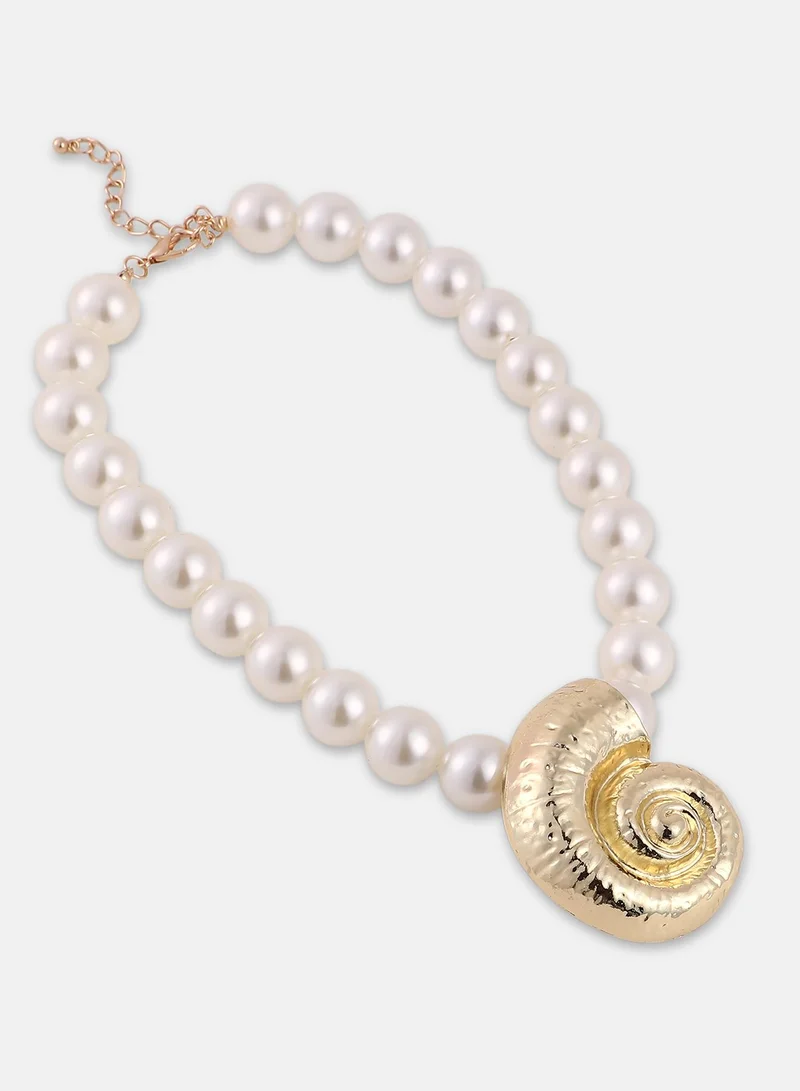 سوهي Women's The Coquillage Perla Pendant Necklace