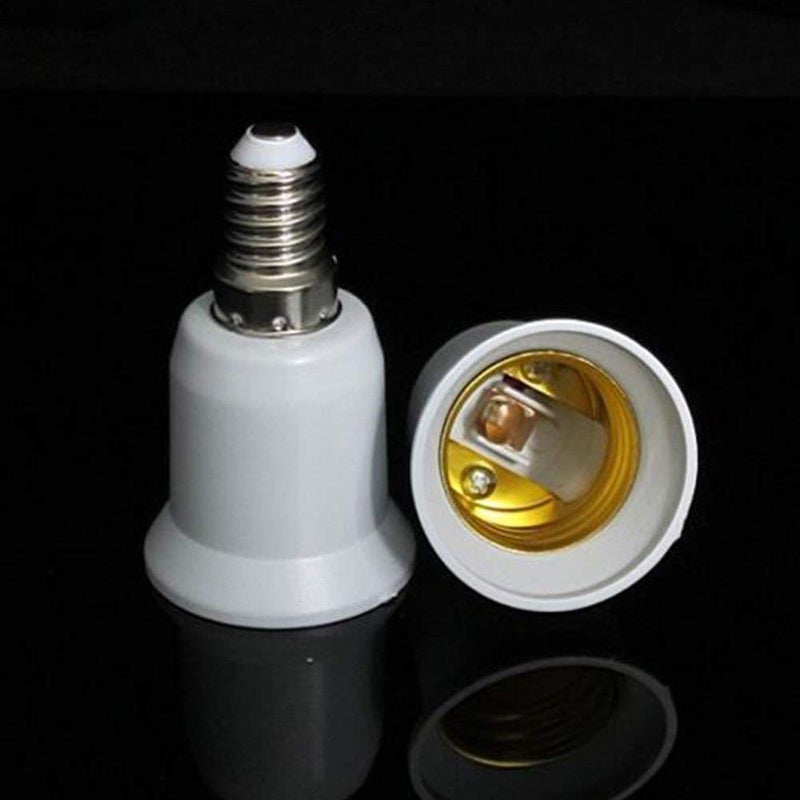 Ascension ascension E14 to E27 Screw Base Socket Lamp Holder Light Bulb Converter Adapter E14E27 Pack of 4  - Image 2