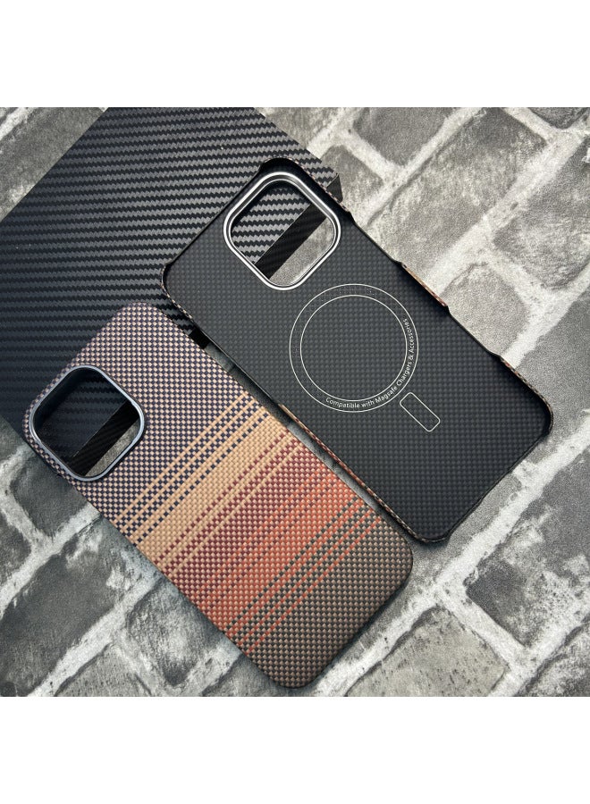 Kevlar Phone Case Magnetic Suction For Apple Carbon Fiber Protective Case Multiple Models Available