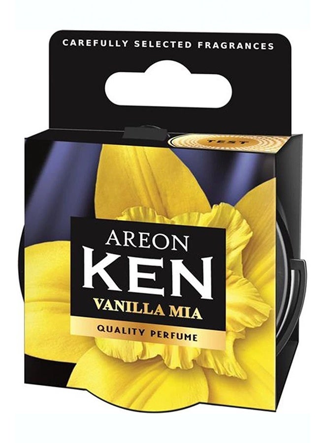 Areon Ken Car Air Freshener – Vanilla Mia Scent, Long Lasting Perfume for Car, Home & Office - Image 1