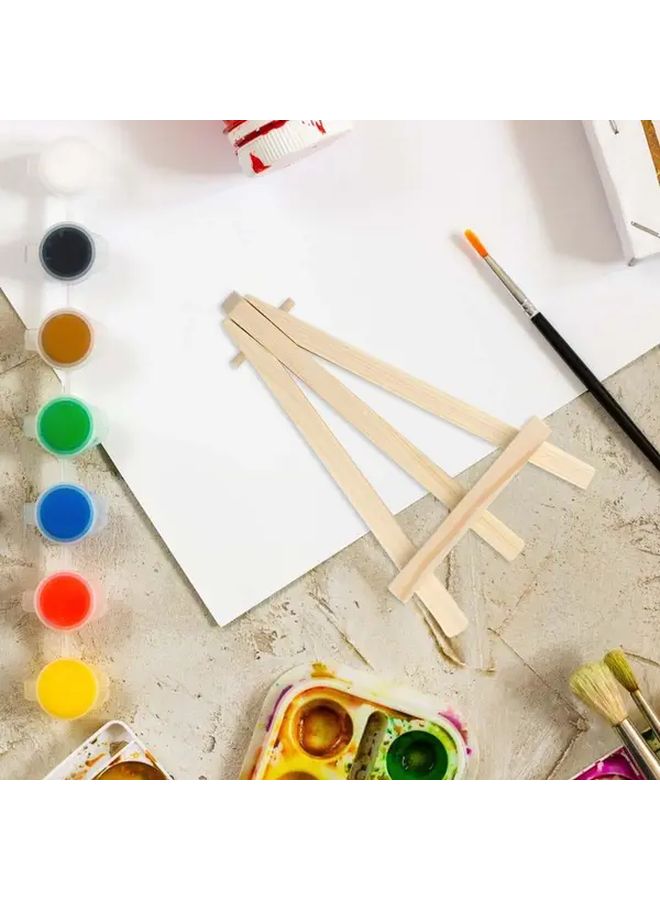 20pcs Natural Wood Easel Stands Mini A Frame Display For Art Paintings Photos - Image 4