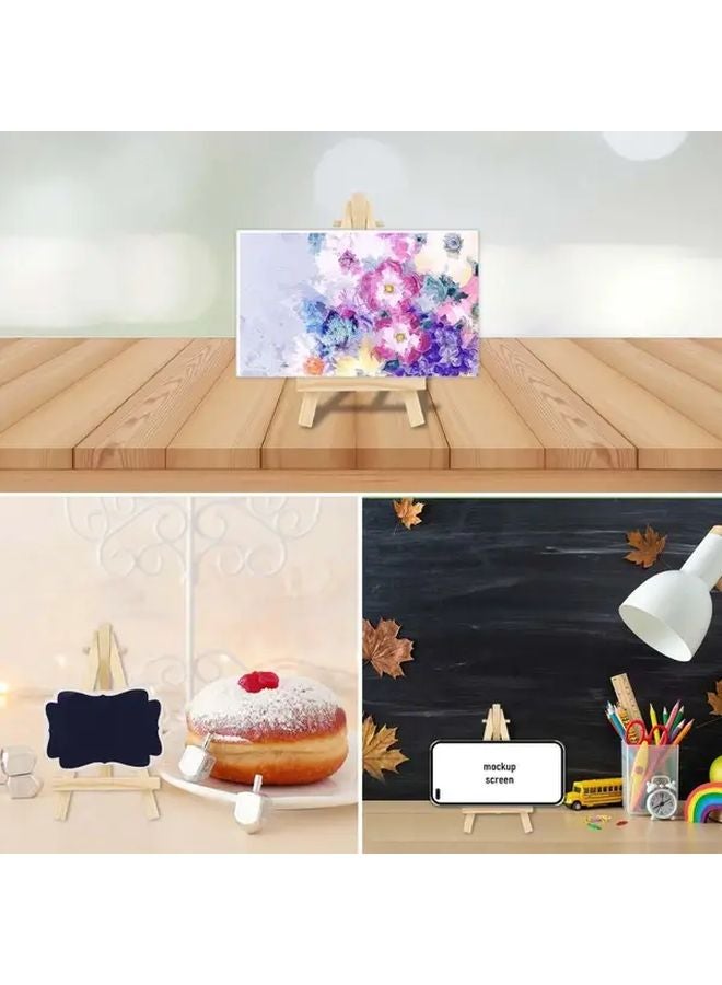 20pcs Natural Wood Easel Stands Mini A Frame Display For Art Paintings Photos - Image 5
