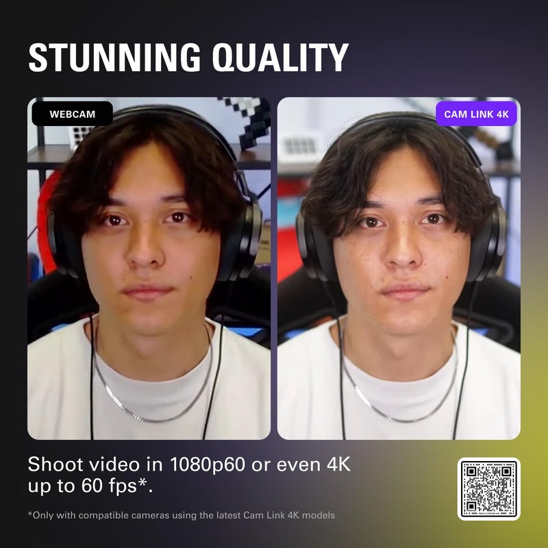 Elgato Cam Link 4K â€“ External Capture Card for DSLR & Camcorder, ActionCam as Webcam, Meet/Stream/Record in 1080p60 or 4K30/4K60, Easy Connect for OBS/Zoom/Discord â€“ HDMI to USB 3.0, PC/Mac/iPad - Image 4