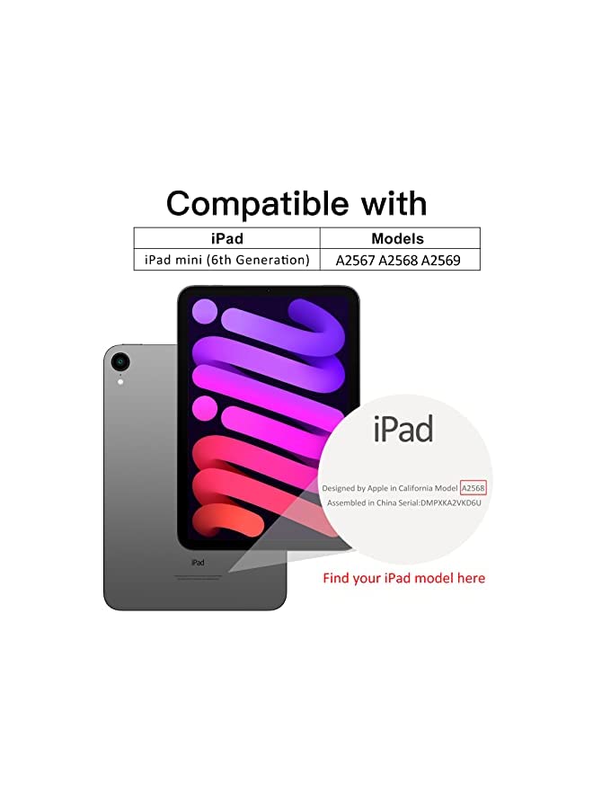 Jetech واقي شاشة من الورق غير اللامع متوافق مع iPad Mini 6 (8.3 بوصة، موديل 2021)، فيلم ورق PET غير لامع مضاد للتوهج للرسم والكتابة وتدوين الملاحظات - Image 2