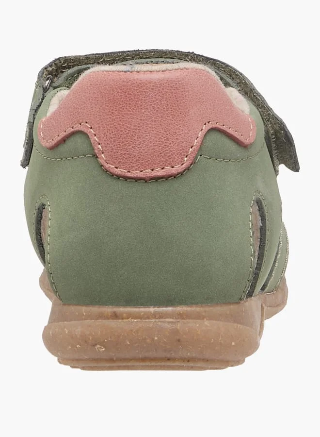 JUNIORS Boys Panelled Sandals with Hook and Loop Closure
