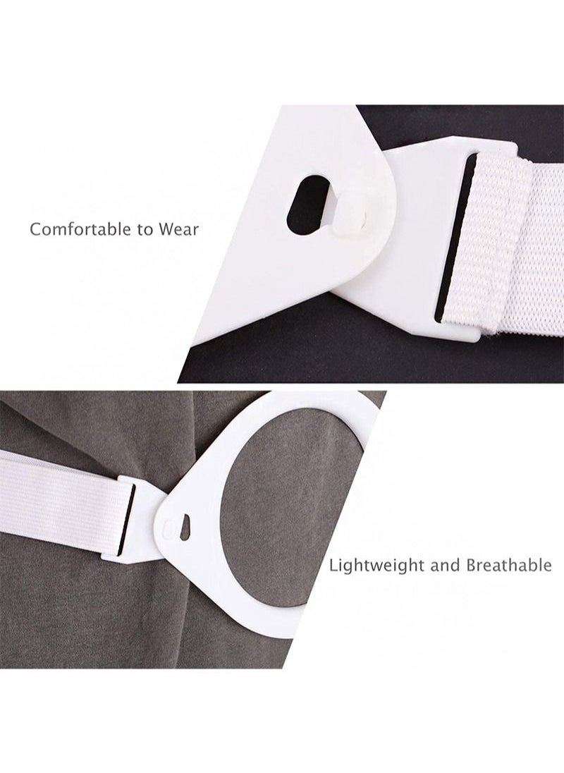 Aikanbo - Lightweight Stoma Belt，Portable Adjustable Length with Stoma Hernia Strap for Post-Post Care After Colostomy Ileostomy Surgery (White) - Image 1
