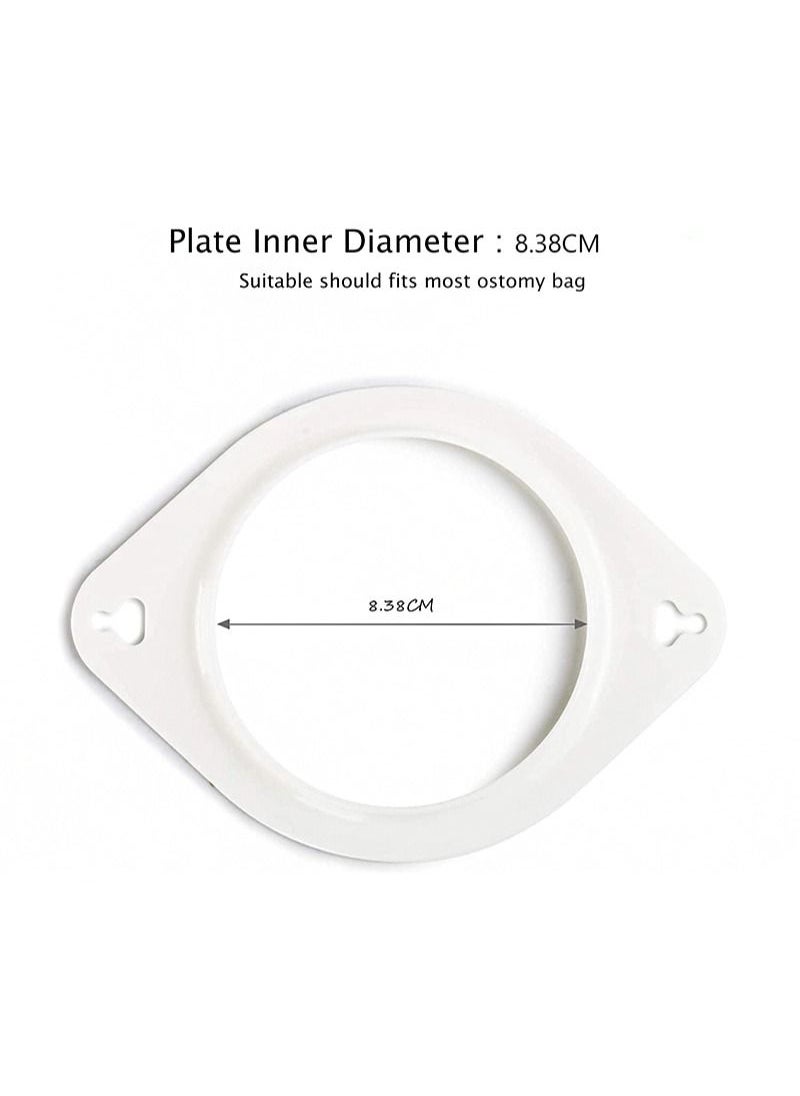 Aikanbo - Lightweight Stoma Belt，Portable Adjustable Length with Stoma Hernia Strap for Post-Post Care After Colostomy Ileostomy Surgery (White) - Image 1