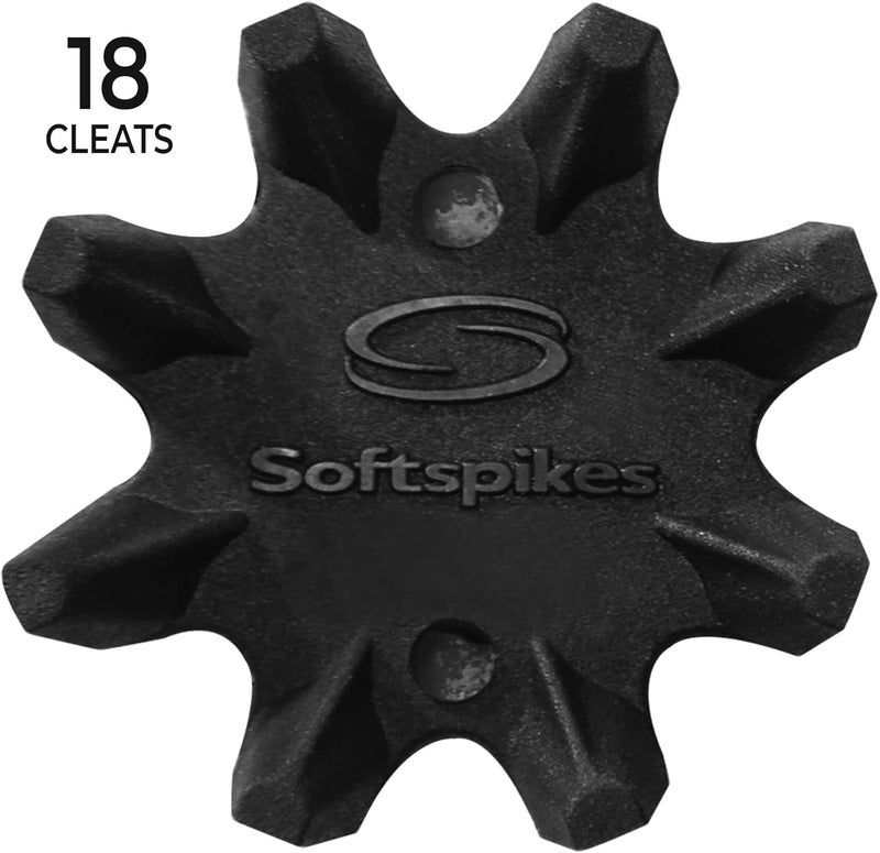 SOFTSPIKES Black Widow Golf Cleat - Fast Twist 3.0, Black, Resealable Bag of 18 Cleats - Image 4