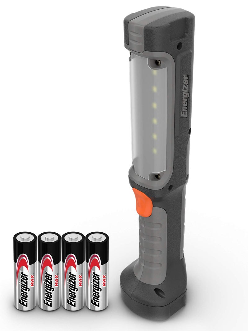 Energizer HC-550 LED Flashlight, Water Resistant LED Magnetic Work Light, Flash Light with AA Batteries Included, Pack of 2 - Image 4