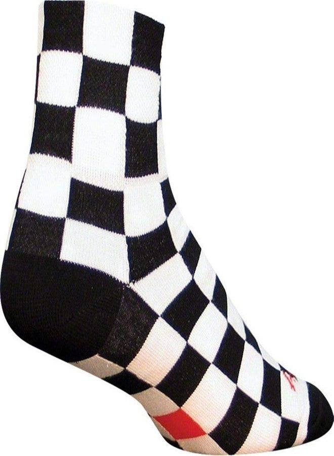 SockGuy Ridgemont 3" Socks L/XL Checkered - Image 2