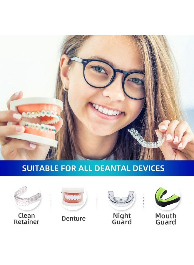 YKL Retainer & Denture Cleaner Tablets - 4 Months Supply (120 pcs) Dental Retainers for Aligner - Mouth & Night Guards - False Teeth Whitening - Removes Odor & Plaque (120 Pcs) - Image 5