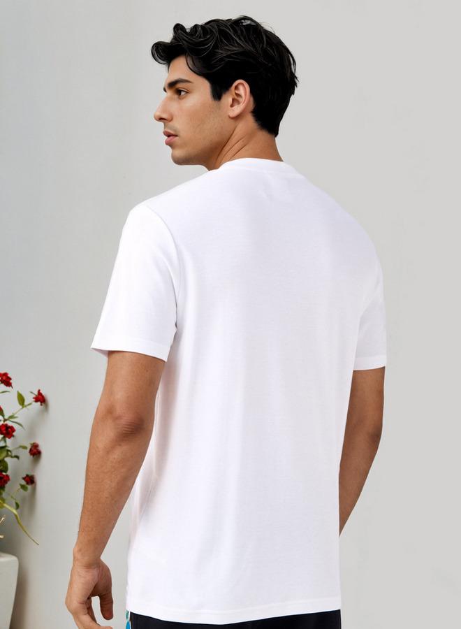 كابا تيشيرت بياقة دائرية وطبعة شعار كابا - Image 3