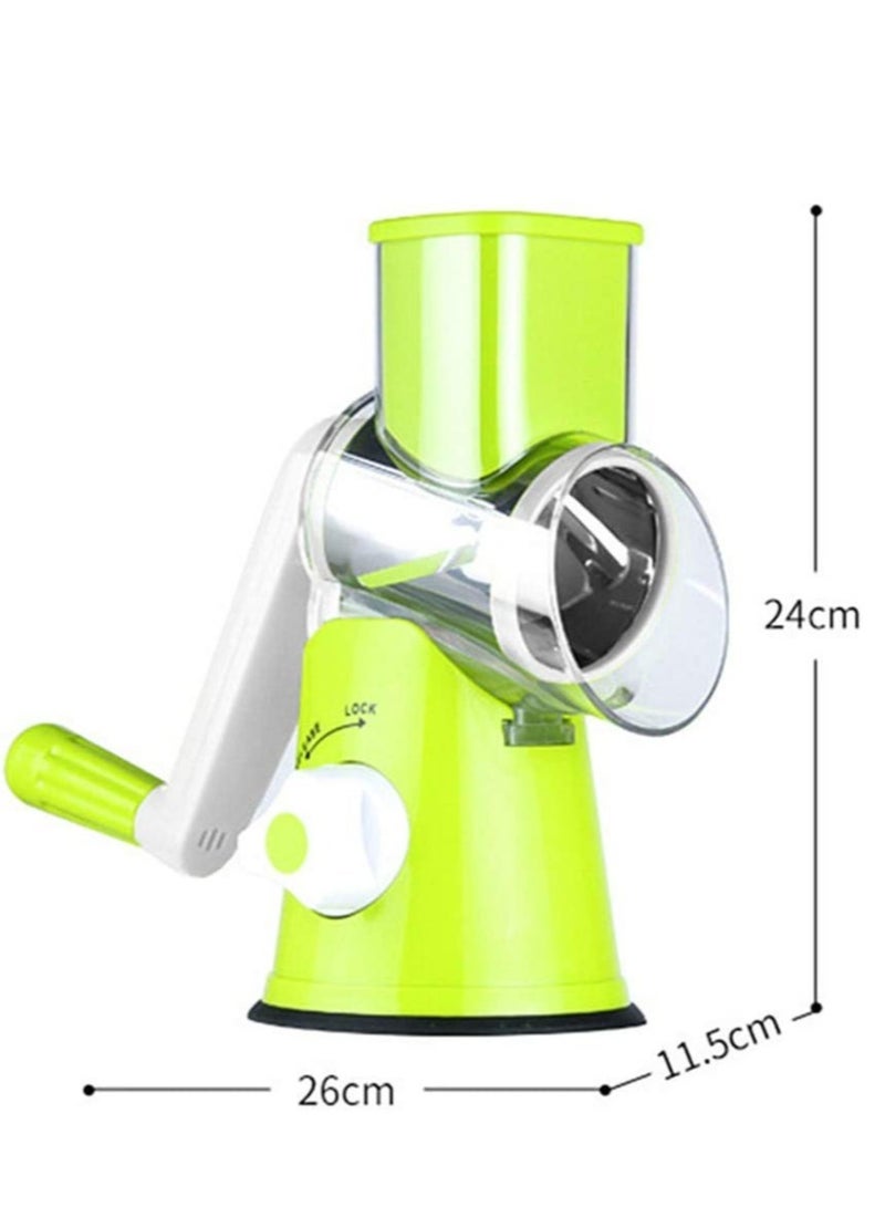 ELTRAZONE Manual Vegetable Tabletop Drum Round Onion Potato Carrot Grater Kitchen Gadgets - Image 4