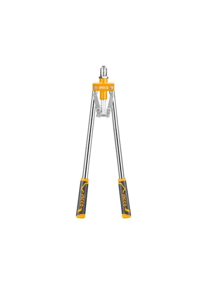 INGCO 17 Inch Hand Riveter, Heavy Duty Fast Rivet, Steel+Aluminum Material, Applicable Rivet Size(3.2, 4 and 4.8mm)  - Image 1
