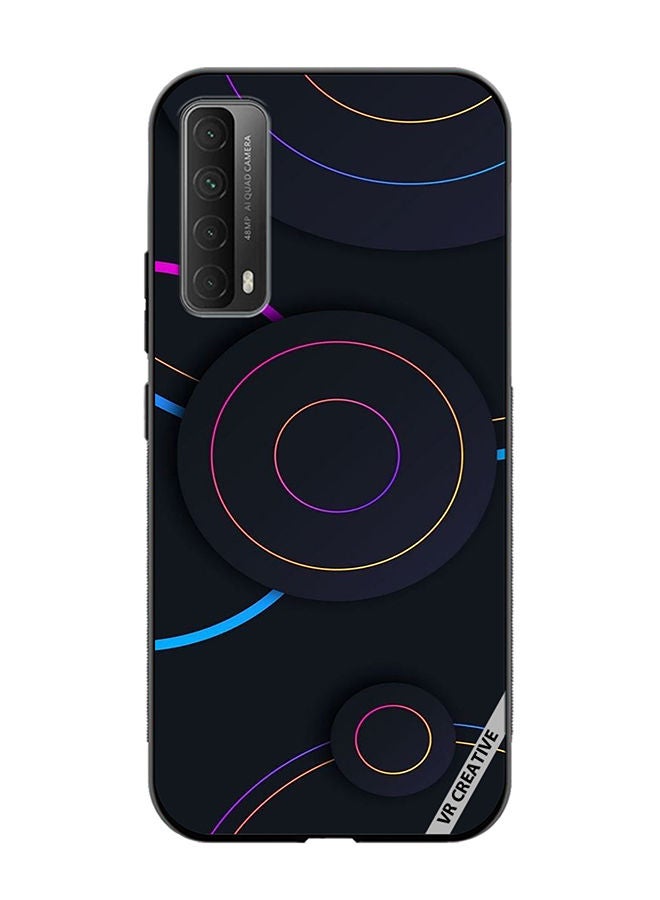 VR CREATIVE Protective Case Cover For Huawei Y7a Circles Dots Design Multicolour - Image 1