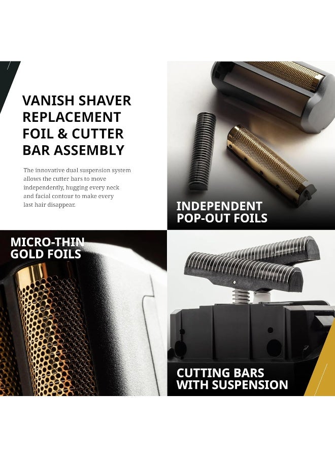 Wahl Professional ماكينة حلاقة وايل المحترفة 5 ستار فانيش | سلكي - لاسلكي | 2 شريط قطع مستقل | ورق ذهبي | 3 دبابيس - دول مجلس التعاون الخليجي - Image 4