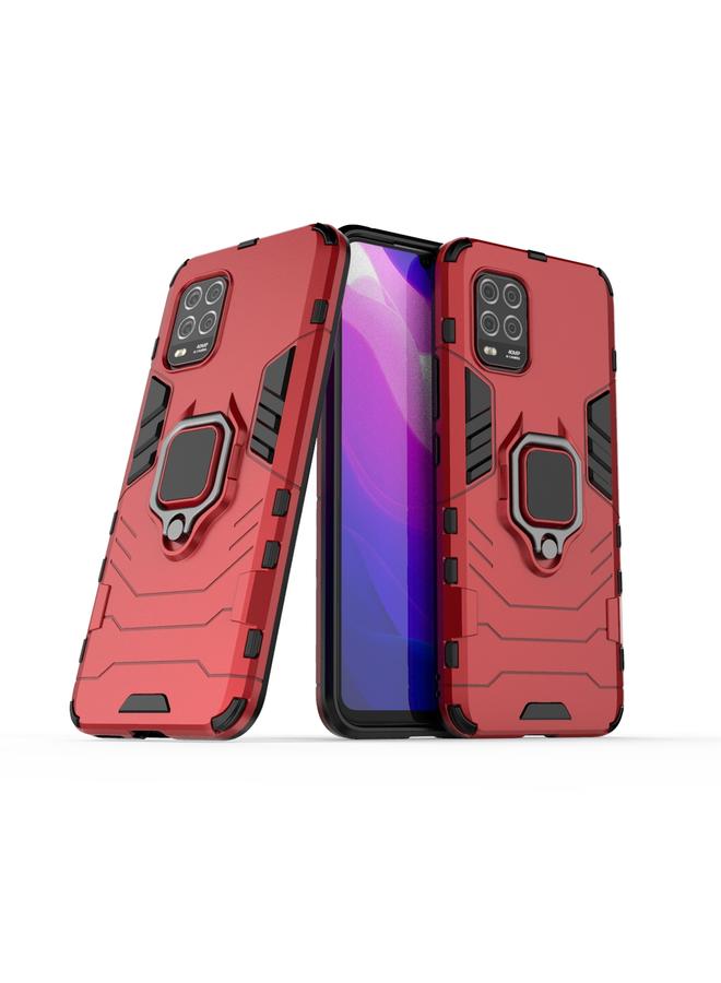 Case For Xiaomi Mi 10 Lite 5G PC + TPU Anti-fall Protective Case with Ring Holder