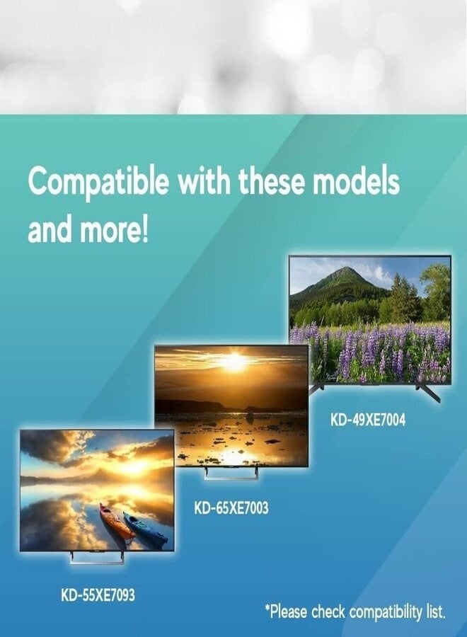 هوايو جهاز تحكم عن بعد (ريموت) لجهاز تلفزيون سوني الذكي (SONY LCD LED)، لون اسود ، - Image 3