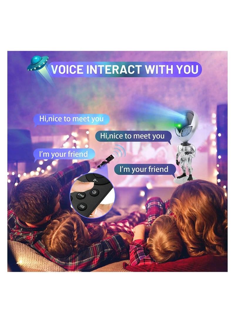 Generic - Astronaut Interstellar Visitors Star Projector: Nebula Speaker & Remote Controlled Timed Galaxy Projector for Game Room & Party Ceiling - Image 1