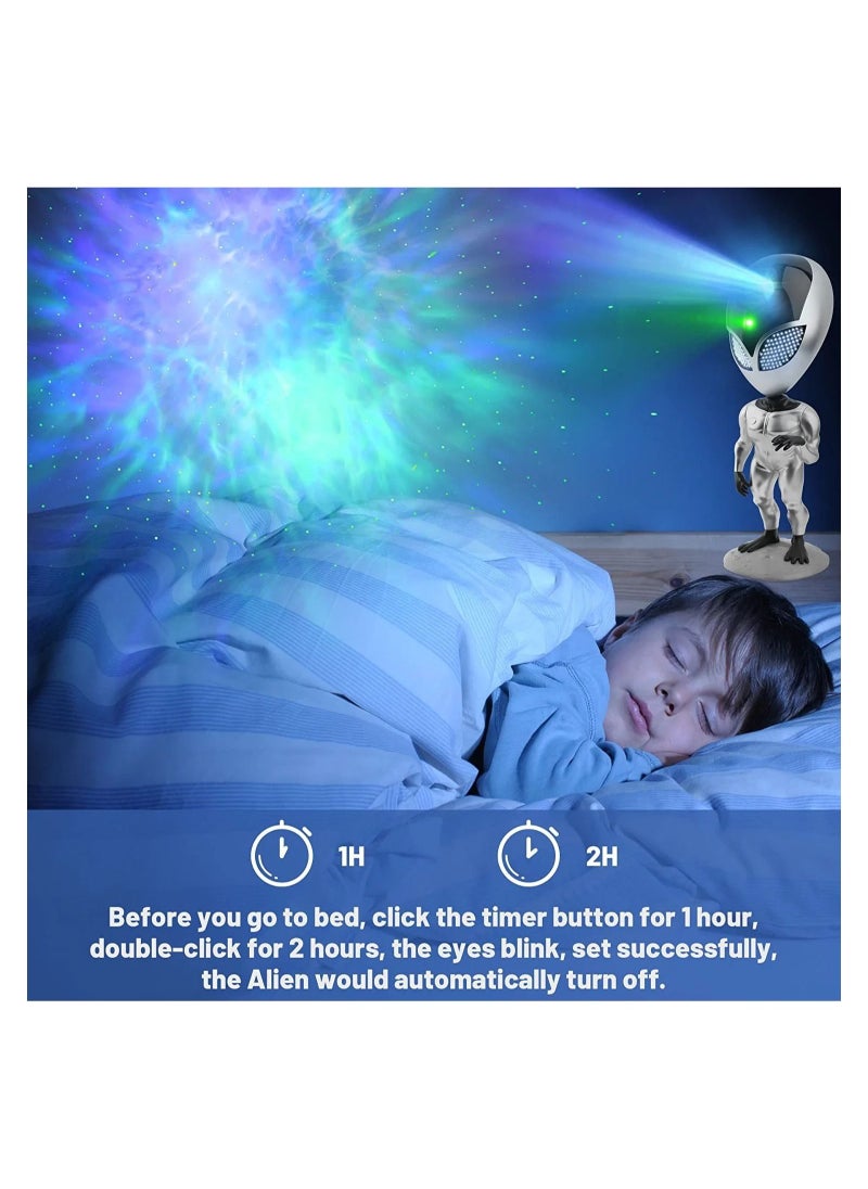Generic - Astronaut Interstellar Visitors Star Projector: Nebula Speaker & Remote Controlled Timed Galaxy Projector for Game Room & Party Ceiling - Image 1