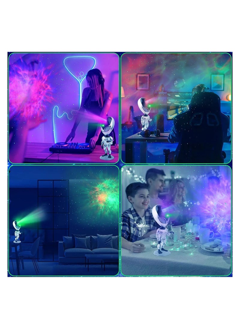 Generic - Astronaut Interstellar Visitors Star Projector: Nebula Speaker & Remote Controlled Timed Galaxy Projector for Game Room & Party Ceiling - Image 1