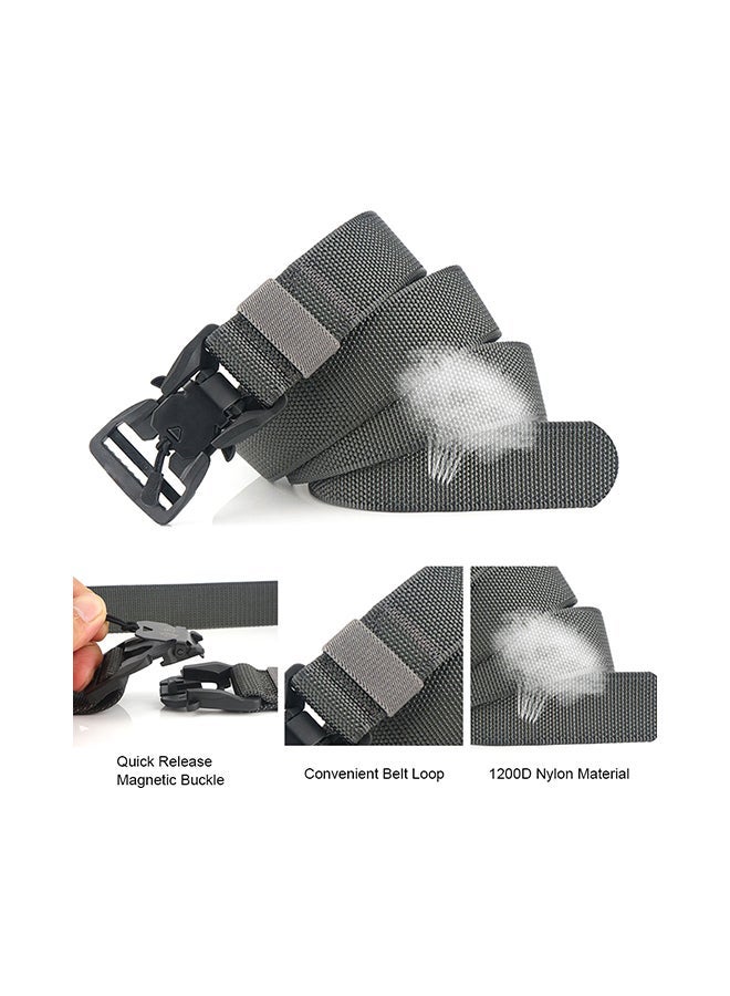 NIBEMINENT Adjustable Webbing Belts with Quick Release Magnetic Buckle 26x9cm - Image 2