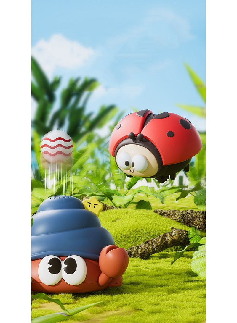 هالامودو الكرة العائمة الكهربائية للأطفال ، مجموعة تعزيز الاستخبارات التفاعلية ذات الموضوع Ladybug ، لعبة USB قابلة لإعادة الشحن للتعليم في الفصول الدراسية غرفة الألعاب السفر في رياض الأطفال - Image 2